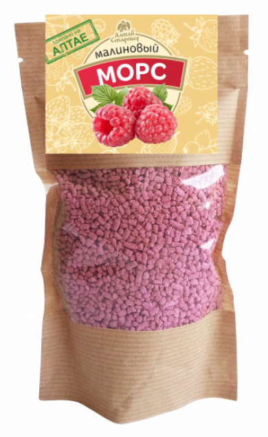 Морс Малиновый 140г Алтай Старовер 251₽