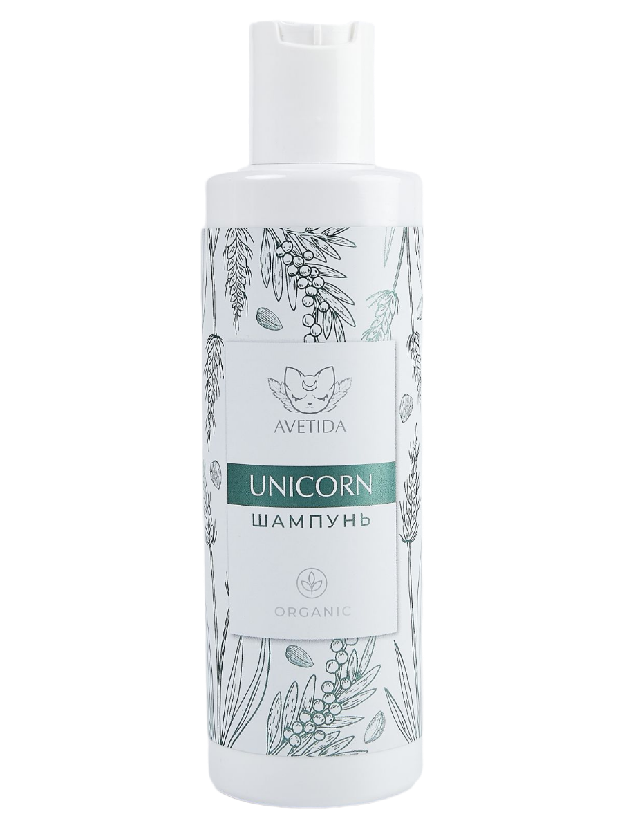 Шампунь UNICORN ORGANIC для всех типов волос 225 мл AVETIDA 697₽
