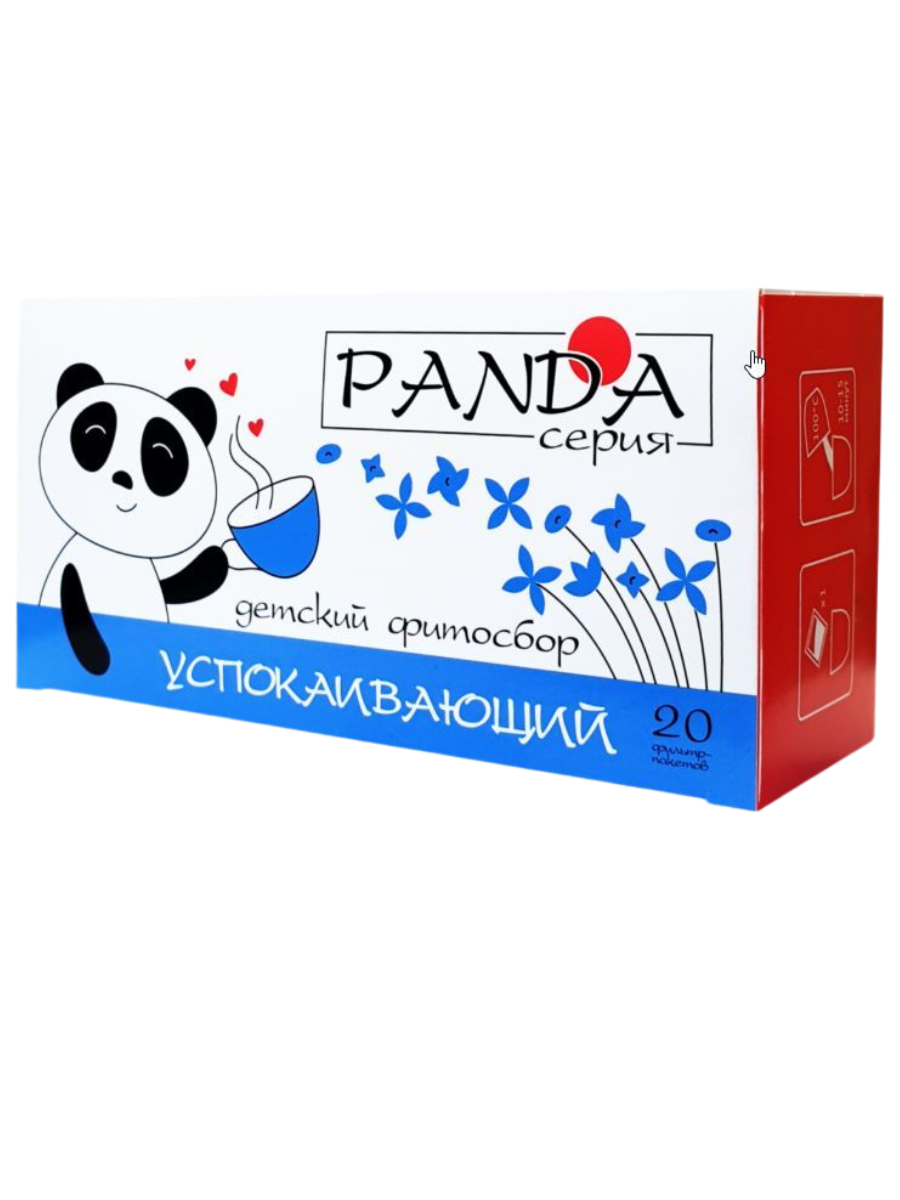 Травяной фитосбор Успокаивающий серия Панда фильтр-пакет 15г20 шт Фарм-Продукт 150₽