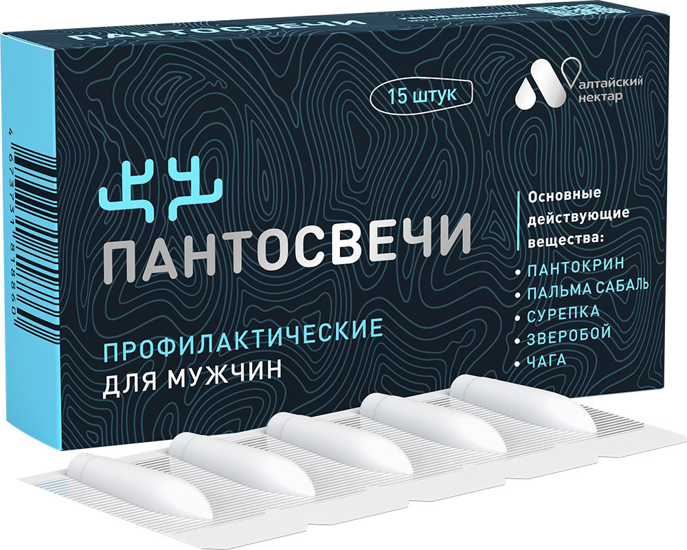 Фитосвечи Алтайский марал для мужчин 15 шт 805₽